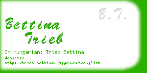 bettina trieb business card